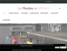 Tablet Screenshot of lesmeublesdemetiers.com